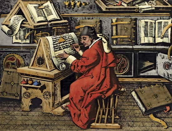medieval-monk-writing